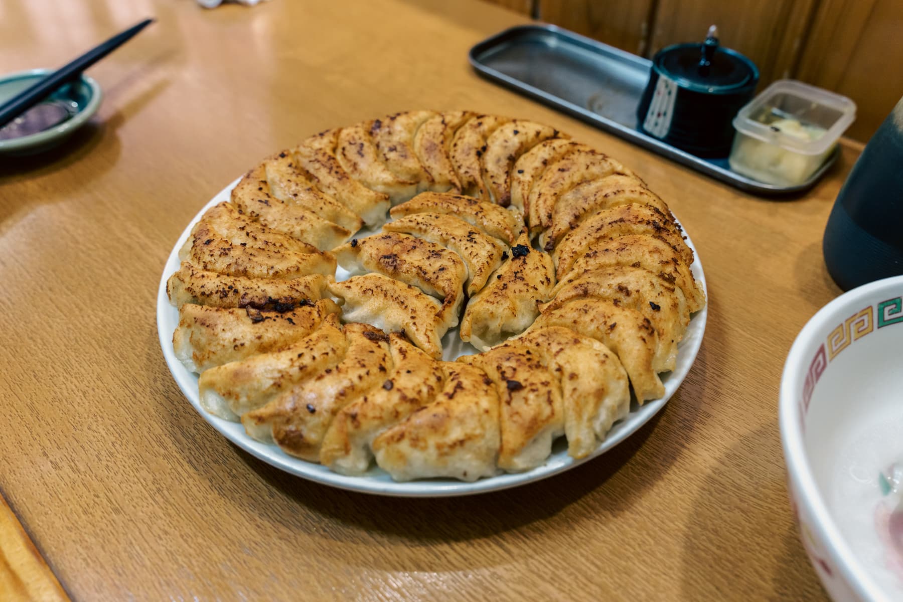 福島餃子発祥のお店「満腹」の餃子